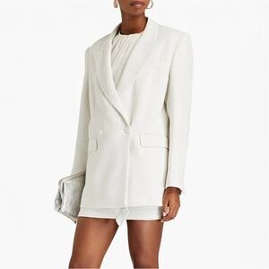 IRO
Double Breasted Jacket‎ Size 6 White